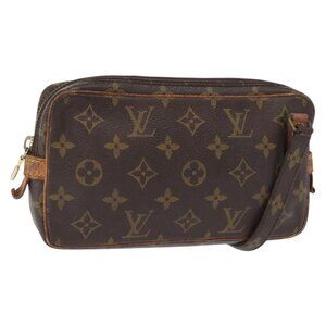 Authentic LOUIS VUITTON Monogram Marly Bandouliere Shoulder Bag M51828 LV